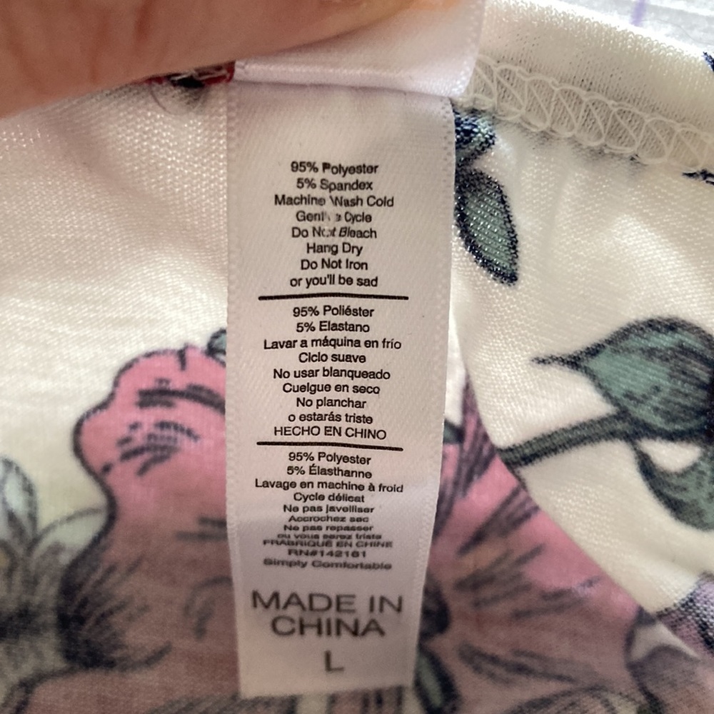 LulaRoe Tunic Short Sleeve Blouse - Picture 6 of 6